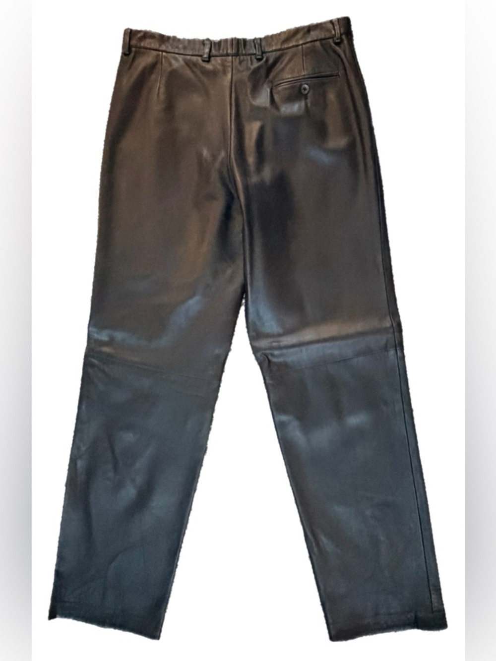 Armani Collezioni Black Leather Waistband Detail - Picture 2 of 7